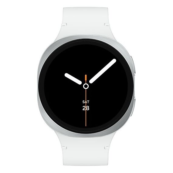 Galaxy Watch8 | 44 мм | 4G LTE | Silver | Sport/White | S/M, Размер: 44 мм, Цвет: Silver, Тип ремешка: Sport, Цвет ремешка: White, Размер ремешка: S/M, Подключение часов: Bluetooth / Wi-Fi + 4G LTE, изображение 2